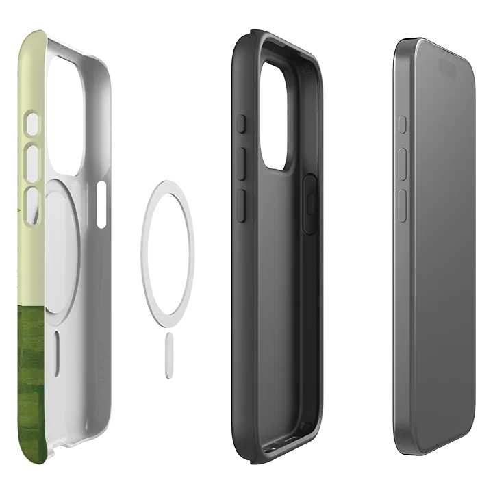 iPhone MagSafe Tough Case - Red Dala Horse By Tracey English Anti Slip Soft Texture