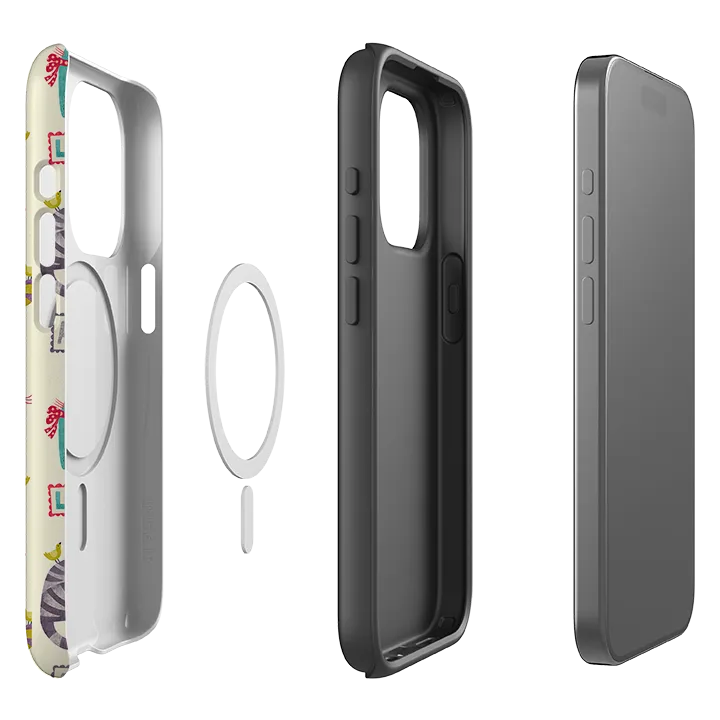 iPhone MagSafe Tough Case -  Cats By Suzy Taylor Color Gradient