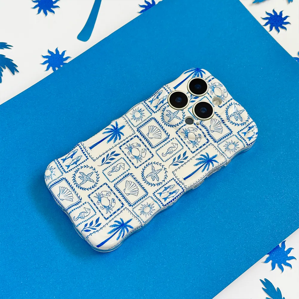 Sleek Form high quality build Wavy Phone Case - Malibu Drive