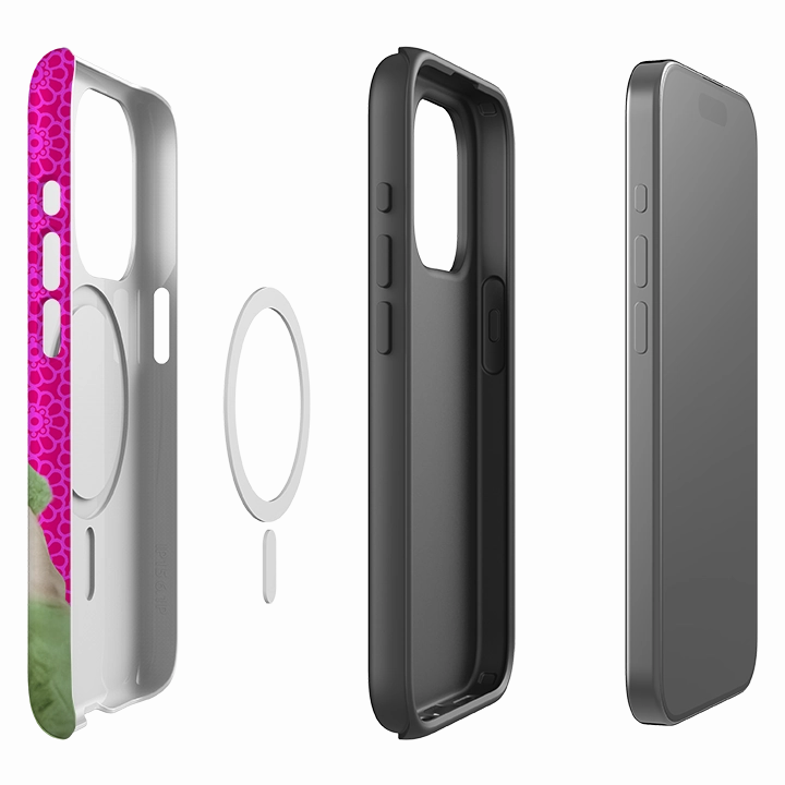 iPhone MagSafe Tough Case - Bright Like Diamonds By Clare Jordan Matte Texture Design Matte Texture Layer