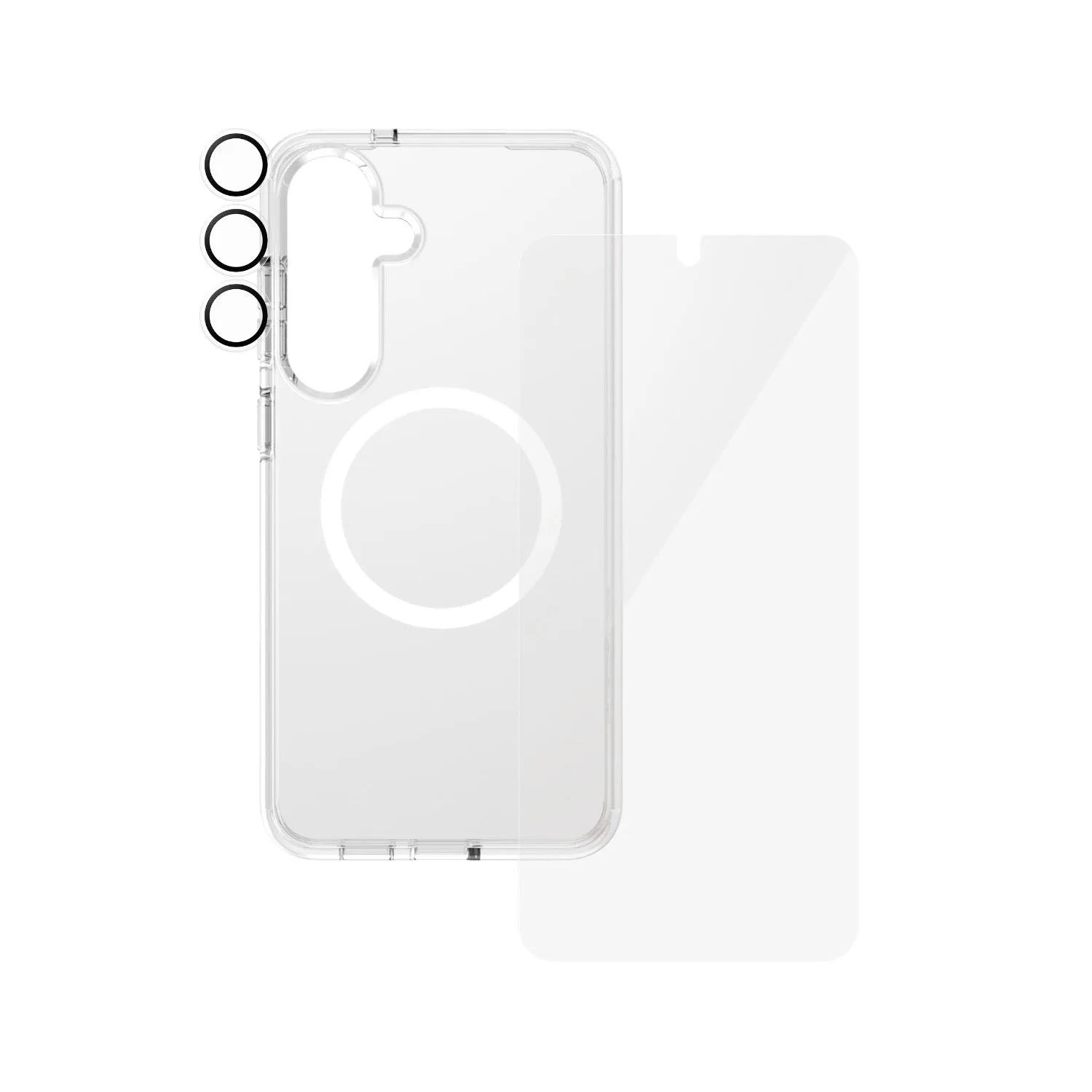 Device Safety Film PanzerGlass 3-In-1 Protection Bundle - Samsung Galaxy S25  (CRRCHNUG37942)