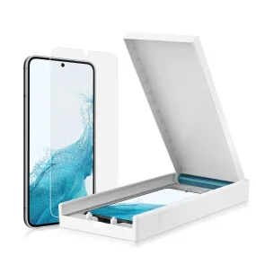 Premium Protector with Easy Install Box for Samsung Galaxy S22  (2 Pack) Screen Protection Elite