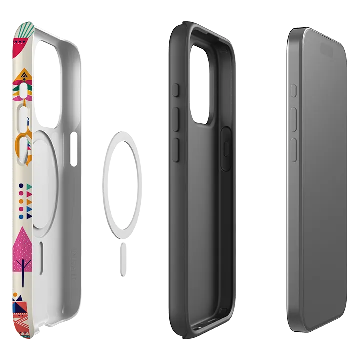 Premium Texture Layer iPhone MagSafe Tough Case -  All Is Bright II