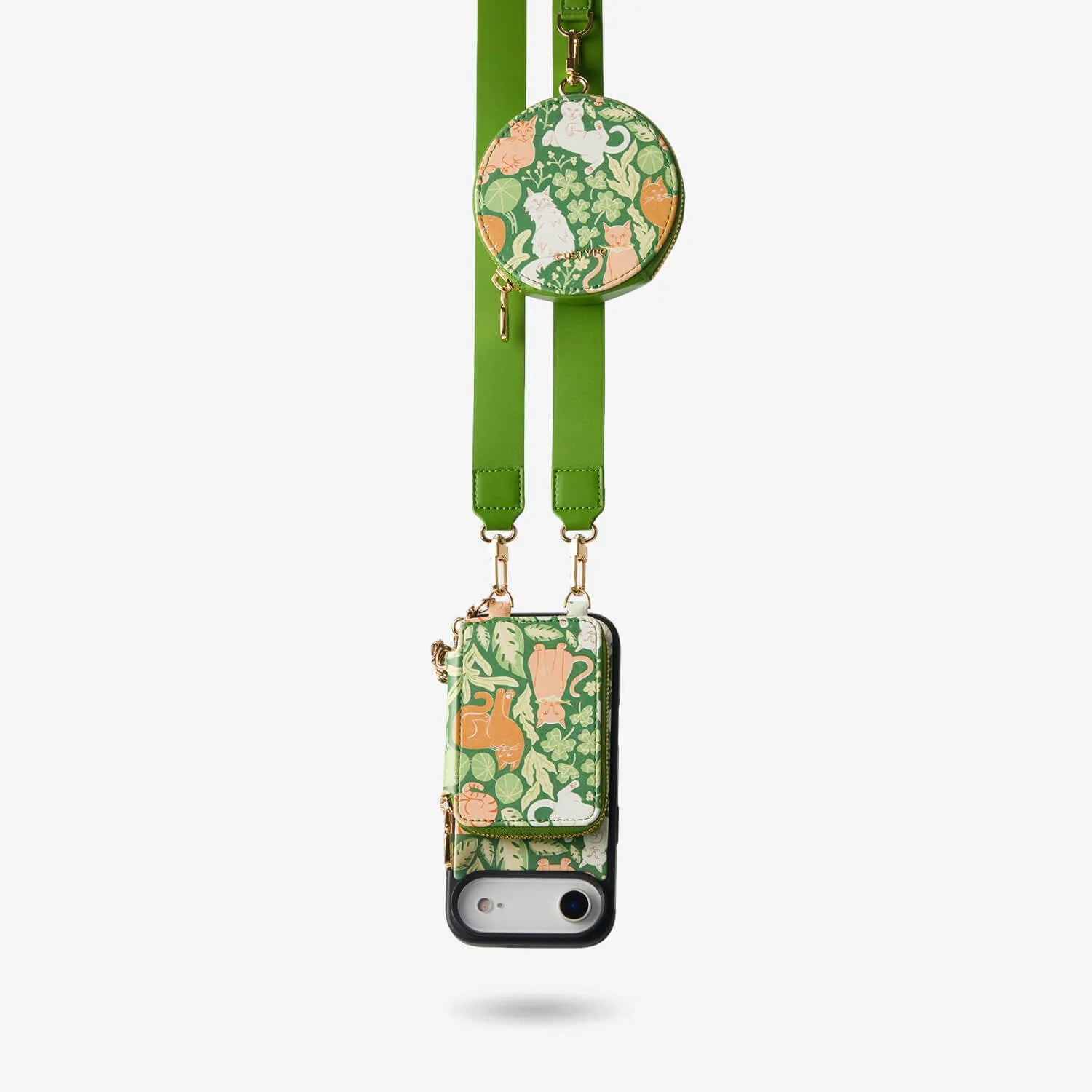 Lydia Ellen- Green Theme Phone Case Set Versatile Design Luxury Accent