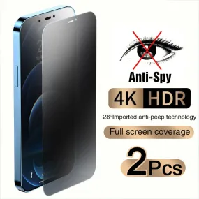 Frosted Finish Full Cover Anti-Spy Screen Protector For iPhone