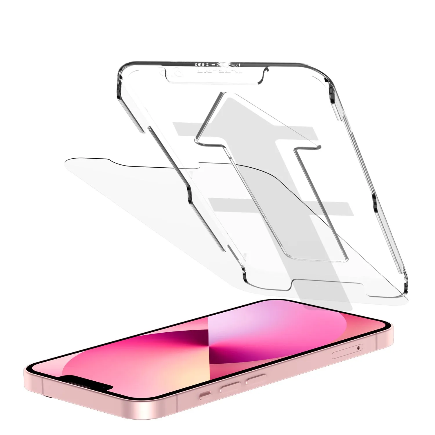 Device Safety Film public use privacy film iPhone 13 Mini / 13 / 13 Pro Clear HD tempered glass screen protector (2 Pack)