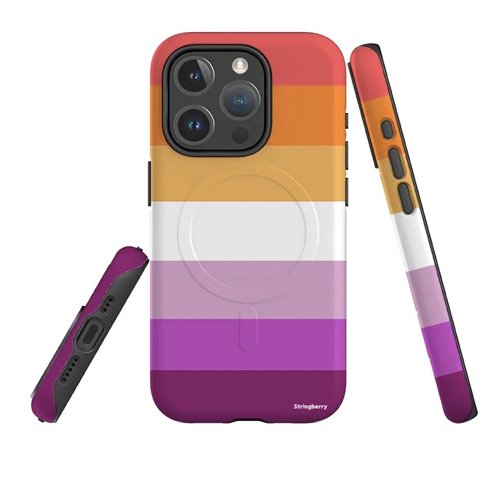 Premium Detail Finish Compact Grip iPhone MagSafe Tough Case -  Anaheim Chroma