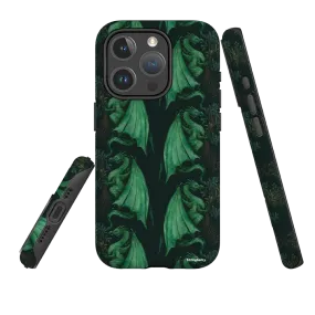 iPhone MagSafe Tough Case -  Arbor Dragon Pattern By Anna Stead Shock shield