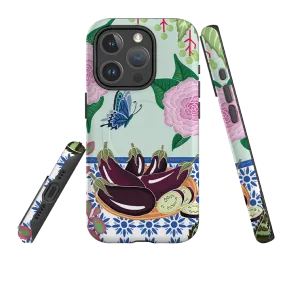 Refined Texture Everyday Use iPhone MagSafe Tough Case -  Aubergines By Kate Heiss