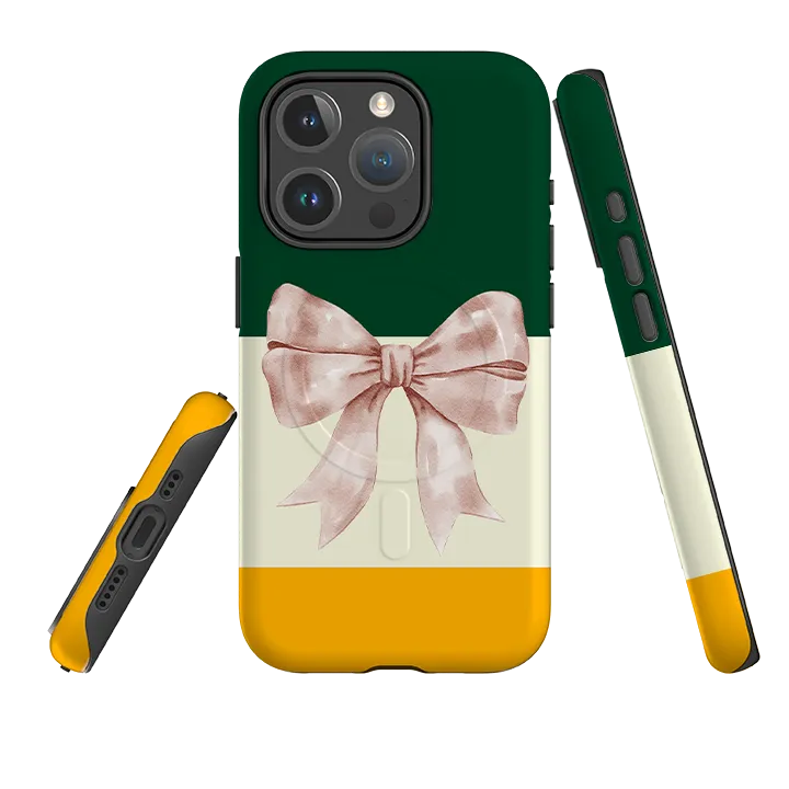 iPhone MagSafe Tough Case -  Big Bow Chroma I Hybrid Look