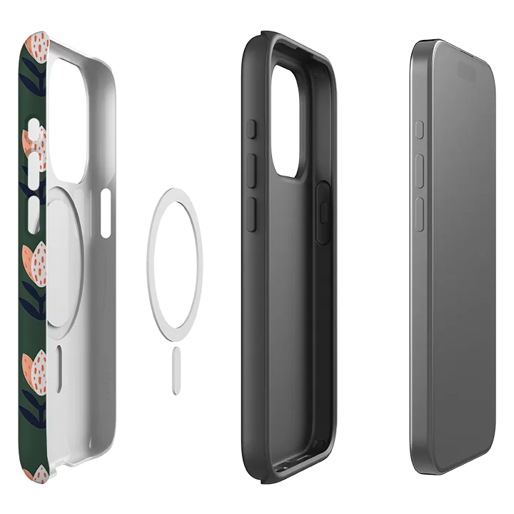 Smooth Pattern Smooth Look Texture iPhone MagSafe Tough Case -  Blackwall