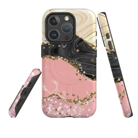 iPhone MagSafe Tough Case - Blanco Vivid Pattern Wireless charging