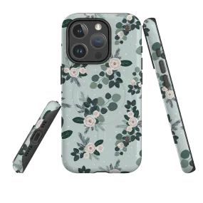 iPhone MagSafe Tough Case -  Blooms Of Xmas Durable Build Vivid Pattern