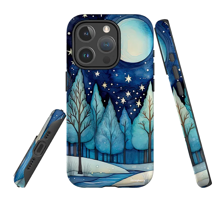 iPhone MagSafe Tough Case -  Blue Ice Canal Protective Quality