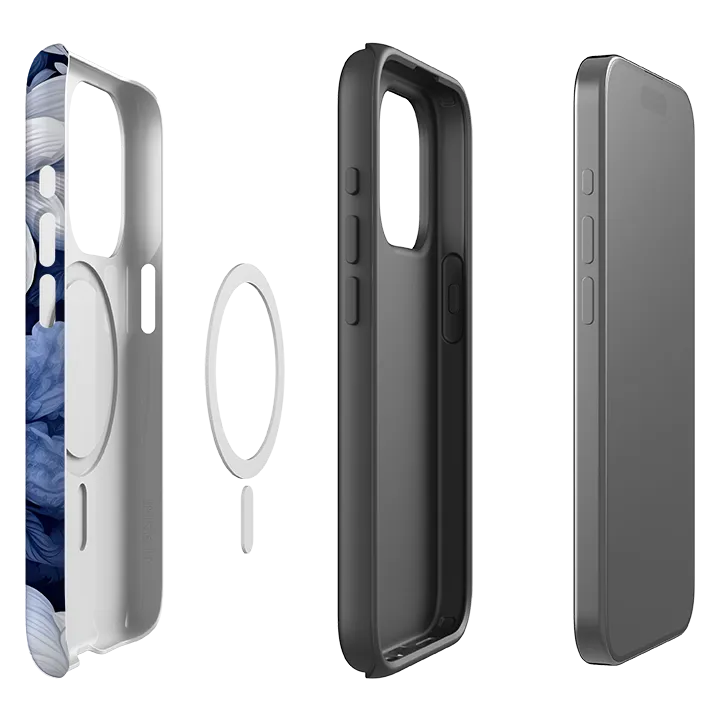 iPhone MagSafe Tough Case -  Blue Nutberry III Shock Absorber