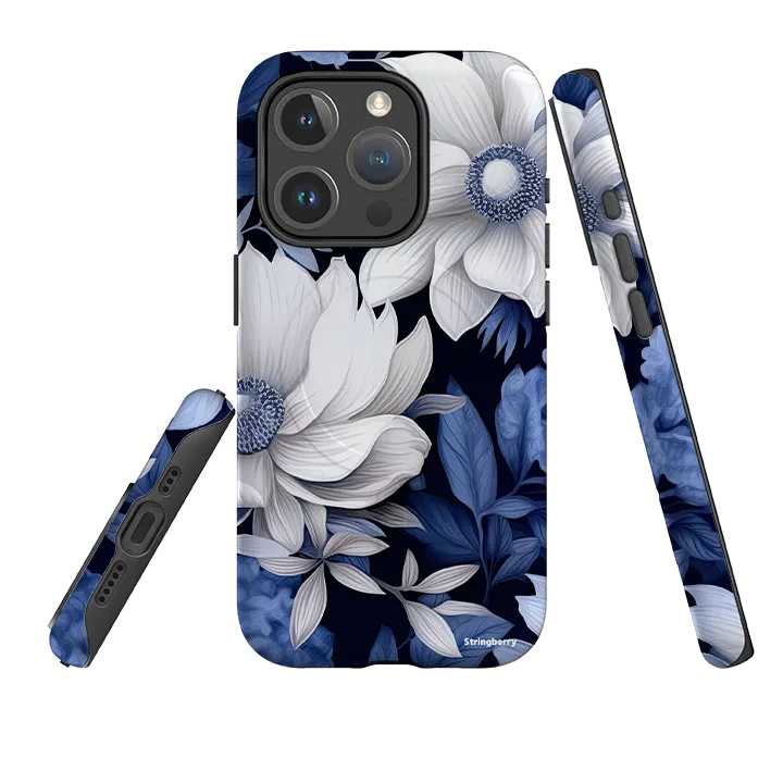 iPhone MagSafe Tough Case -  Blue Nutberry III Shock Surface Layer Comfort Finish Layer