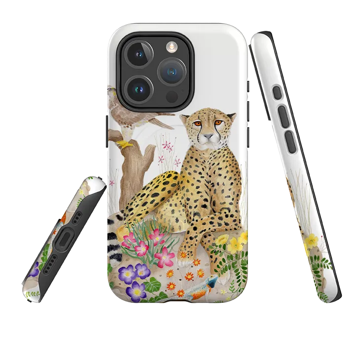 iPhone MagSafe Tough Case - Botswana Cheetah By Bex Parkin Minimal Style