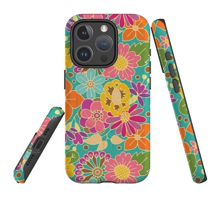 Shock shield iPhone MagSafe Tough Case -  Bouquet By Amelia Bowman