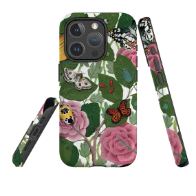 iPhone MagSafe Tough Case - Butterflies and Beetles By Bex Parkin Durable Finish Classic Design