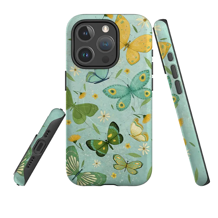 Premium Look iPhone MagSafe Tough Case - Butterflies By Maja Lindberg