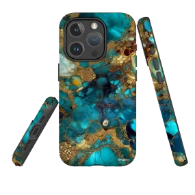 Gloss Layer Finish Vivid Detail iPhone MagSafe Tough Case - Calcutta Gold