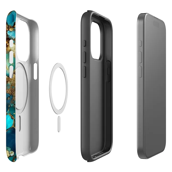 iPhone MagSafe Tough Case - Calcutta Gold Comfort Layer Texture