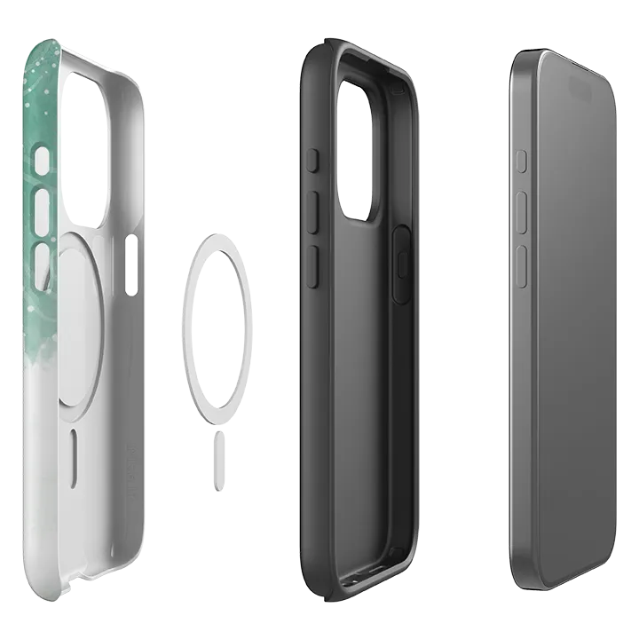 iPhone MagSafe Tough Case -  Card Singers 2 By Katherine Quinn Minimal Texture Soft Edge Texture