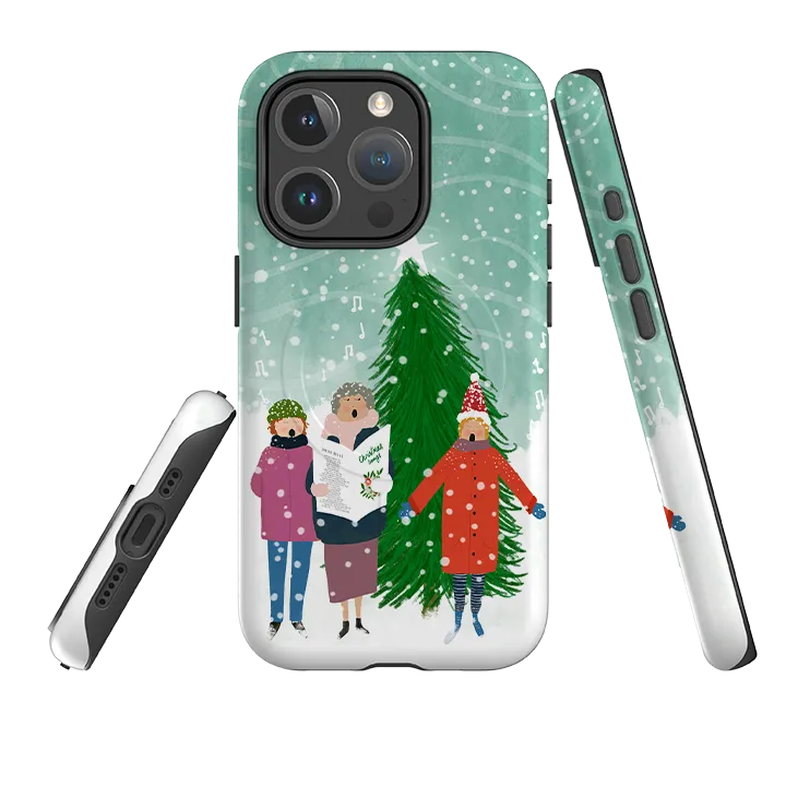 Durable Look Comfort Build Layer iPhone MagSafe Tough Case -  Card Singers 2 By Katherine Quinn