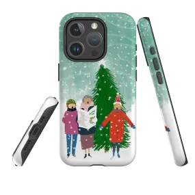 Smooth Coating iPhone MagSafe Tough Case -  Card Singers 2 By Katherine Quinn
