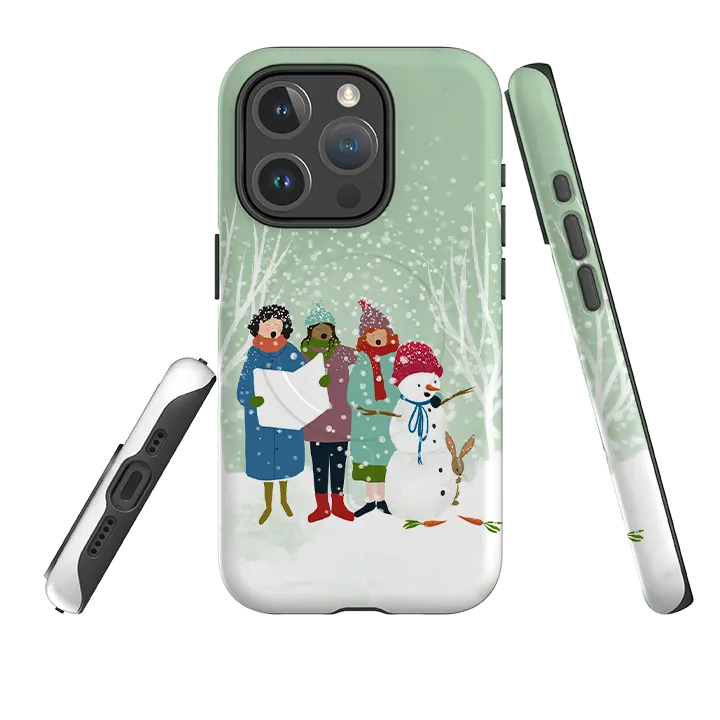 Polished Texture Design iPhone MagSafe Tough Case -  Card Singers 3 By Katherine Quinn