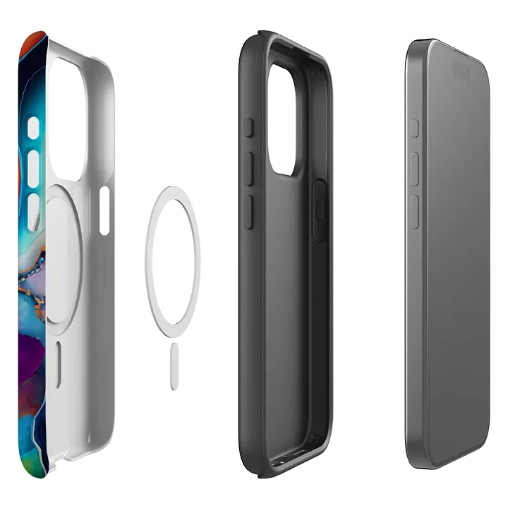 Elegant Texture Layer Matte Build iPhone MagSafe Tough Case - Chandler