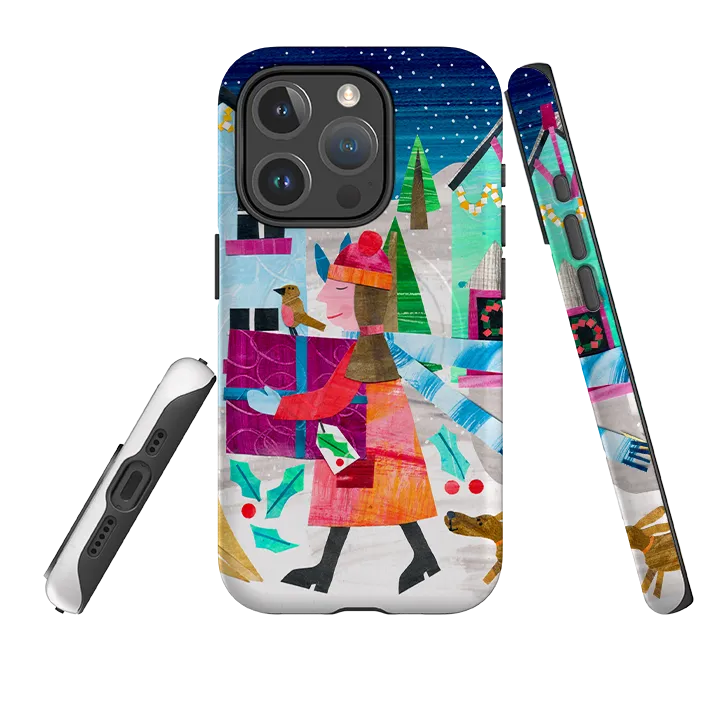 iPhone MagSafe Tough Case - Christmas Gift By Tracey English Smooth Detail Glossy surface