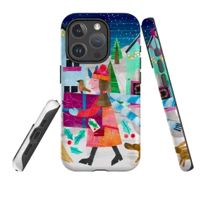 iPhone MagSafe Tough Case - Christmas Gift By Tracey English Smooth Detail Glossy surface