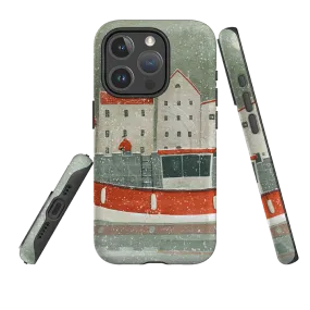 iPhone MagSafe Tough Case -  Christmas Harbour By Maja Lindberg Clean Texture Shock absorption