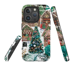 iPhone MagSafe Tough Case - Christmas Market Magic By Emma Frances Grant Soft Texture