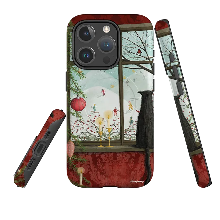 iPhone MagSafe Tough Case - Christmas Window By Maja Lindberg Soft Pattern Layer