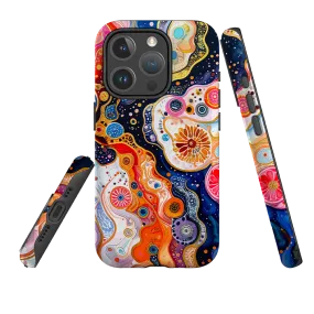 Daily Grip Transparent Edge iPhone MagSafe Tough Case - Cloud Marble