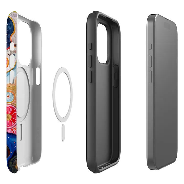 Modern Grip iPhone MagSafe Tough Case - Cloud Marble