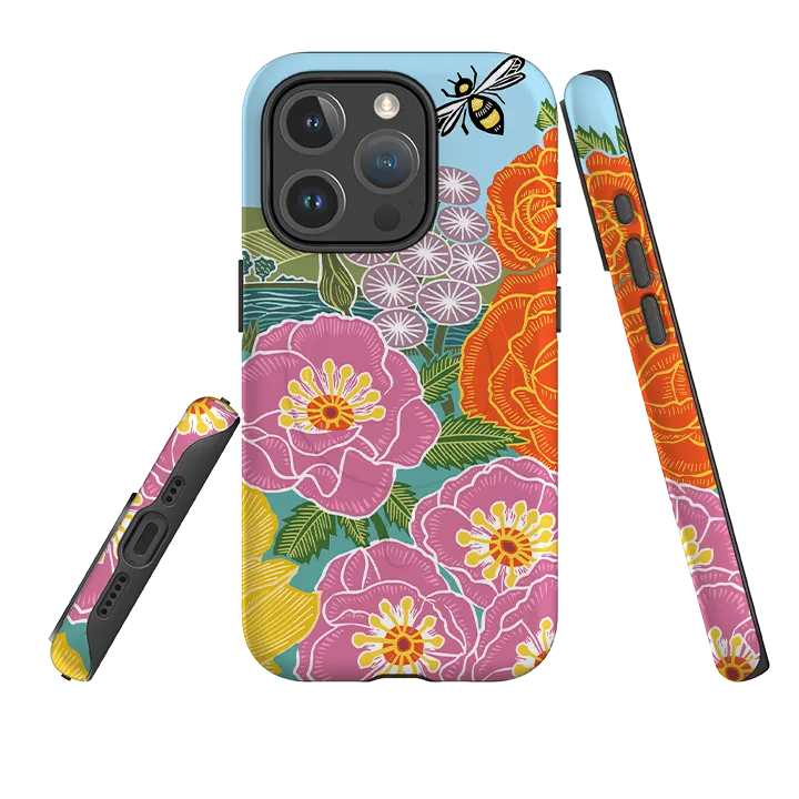 iPhone MagSafe Tough Case - Coastal Garden By Kate heiss Comfort Edge