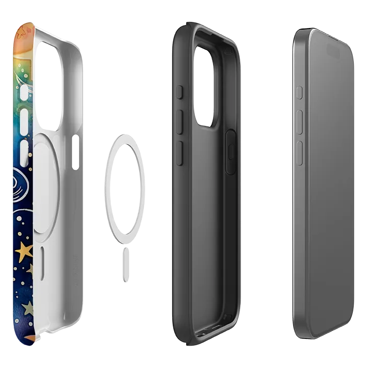 Light Design Comfort Fit iPhone MagSafe Tough Case - Cosmic Stars
