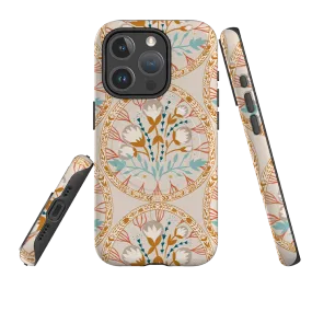 Elegant Layer Texture Soft Texture iPhone MagSafe Tough Case -  Cotton Floral By Nina Pace