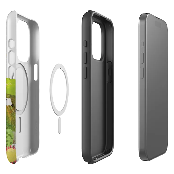 Clear Edge Comfort grip design iPhone MagSafe Tough Case - Countryscape I By Tracey English