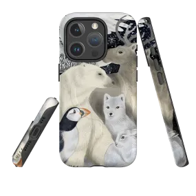 Comfort grip design Classic Texture iPhone MagSafe Tough Case -  Creatures Of The North By Bex Parkin