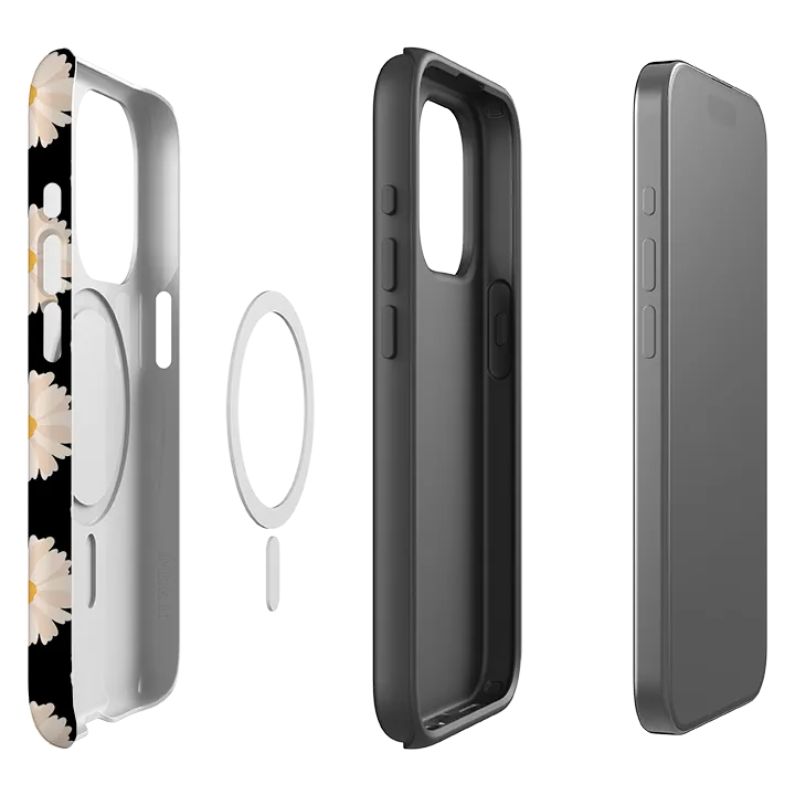 iPhone MagSafe Tough Case -  Daises Soft Texture