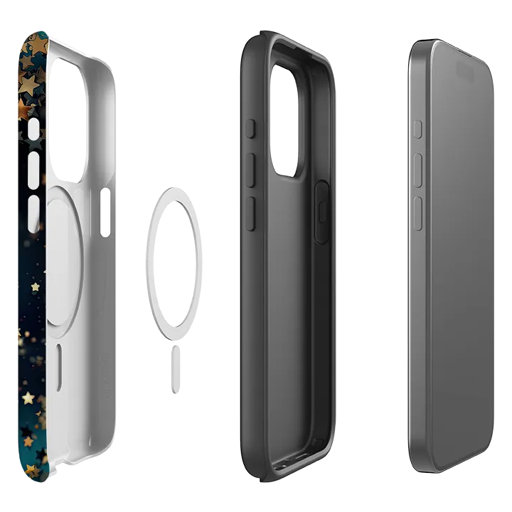 iPhone MagSafe Tough Case - Dark Stars IV Hybrid Edge Finish
