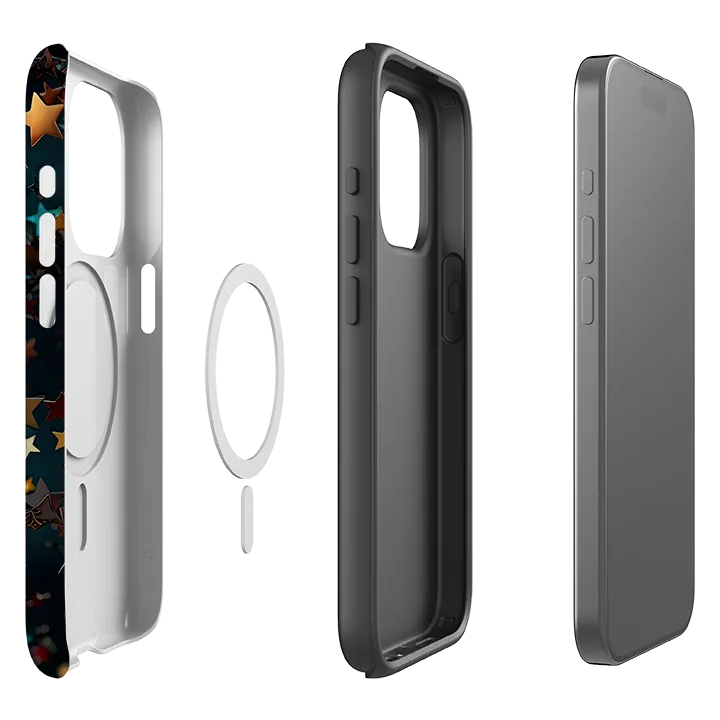 Soft Grip Layer iPhone MagSafe Tough Case - Dark Stars