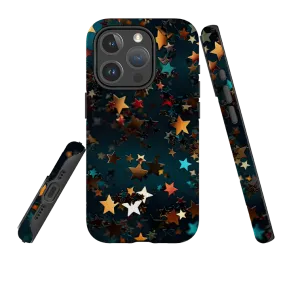 Casual Look Raised Bezels iPhone MagSafe Tough Case - Dark Stars