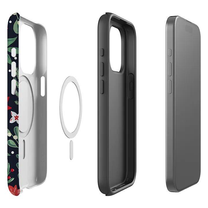 Anti glare iPhone MagSafe Tough Case - Deck The Halls