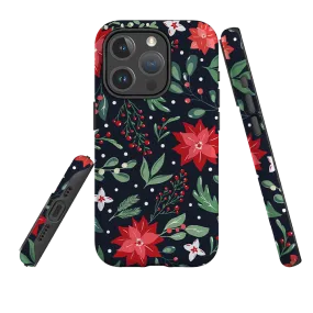 Durable Edge Texture iPhone MagSafe Tough Case - Deck The Halls