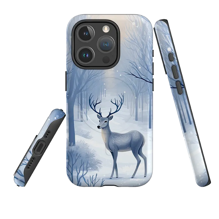 iPhone MagSafe Tough Case -  Dreams Of Winter II Modern Touch Luxury Grip
